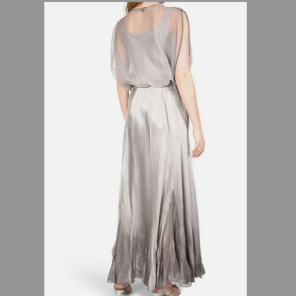 Komarov Charcoal and Silver Maxi Dress - Picture 8 of 8